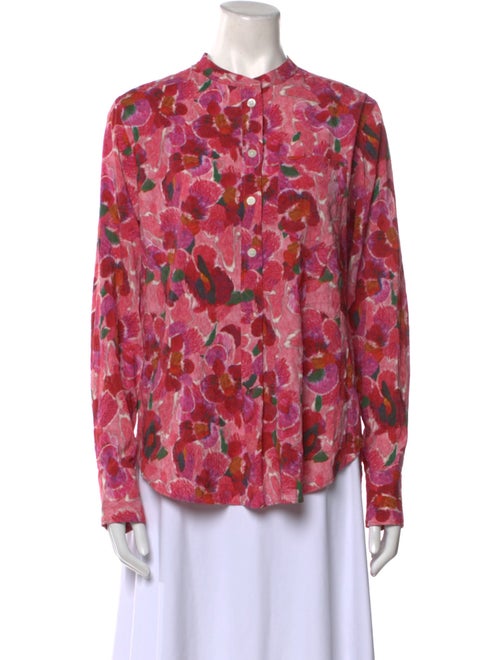 Isabel Marant Floral Print Crew Neck Blouse