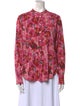 Isabel Marant Floral Print Crew Neck Blouse