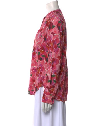 Isabel Marant Floral Print Crew Neck Blouse