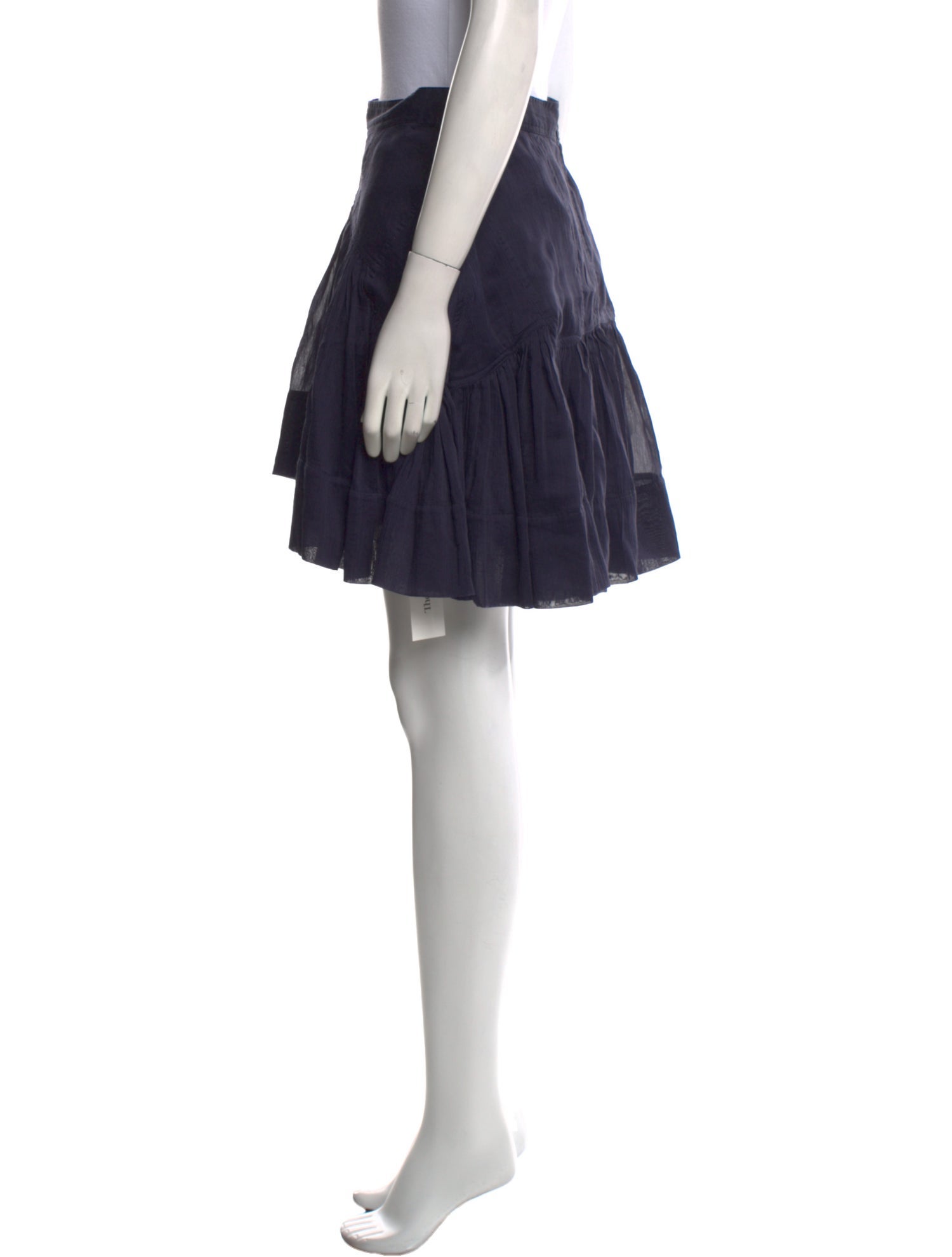 Isabel Marant Pleated Accents Knee-Length Skirt