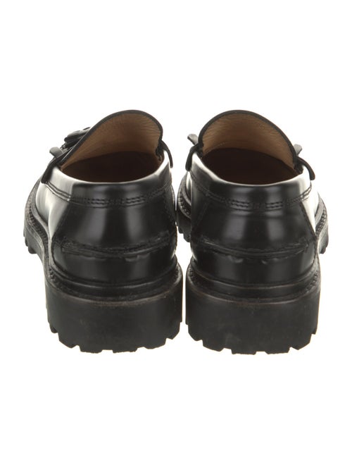 Isabel Marant Leather Tassel Accents Loafers