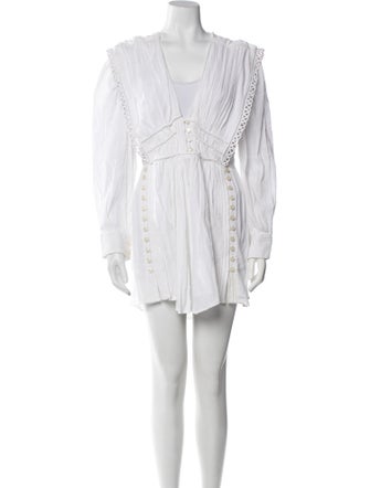 Isabel Marant V-Neck Mini Dress