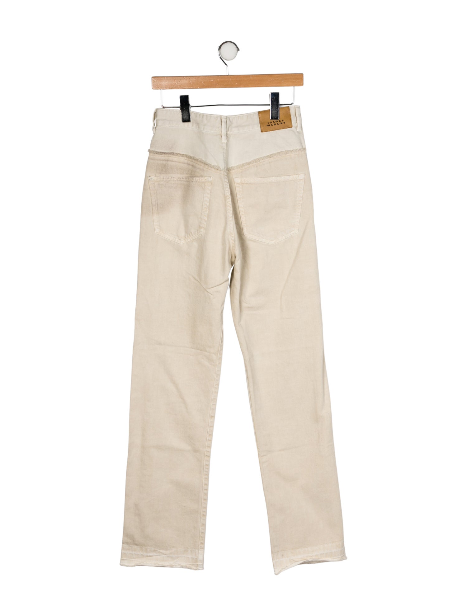 Isabel Marant High-Rise Straight Leg Jeans