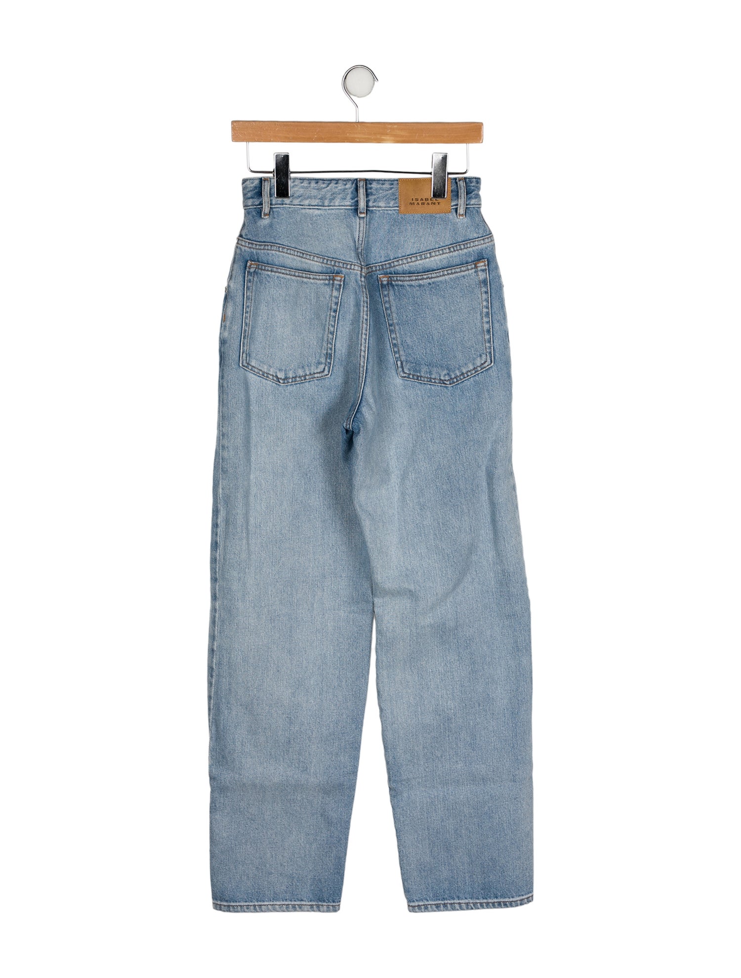 Isabel Marant High-Rise Straight Leg Jeans