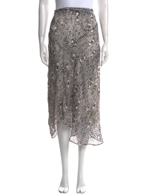 Isabel Marant Silk Midi Length Skirt
