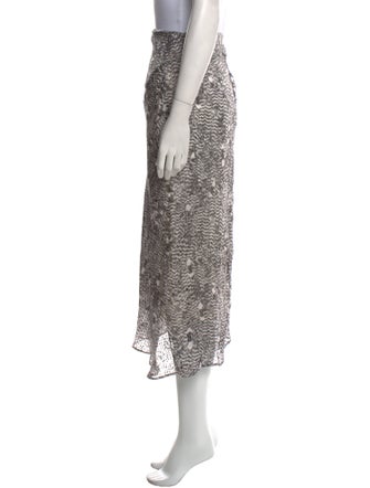 Isabel Marant Silk Midi Length Skirt
