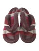 Isabel Marant Leather Colorblock Pattern Slides