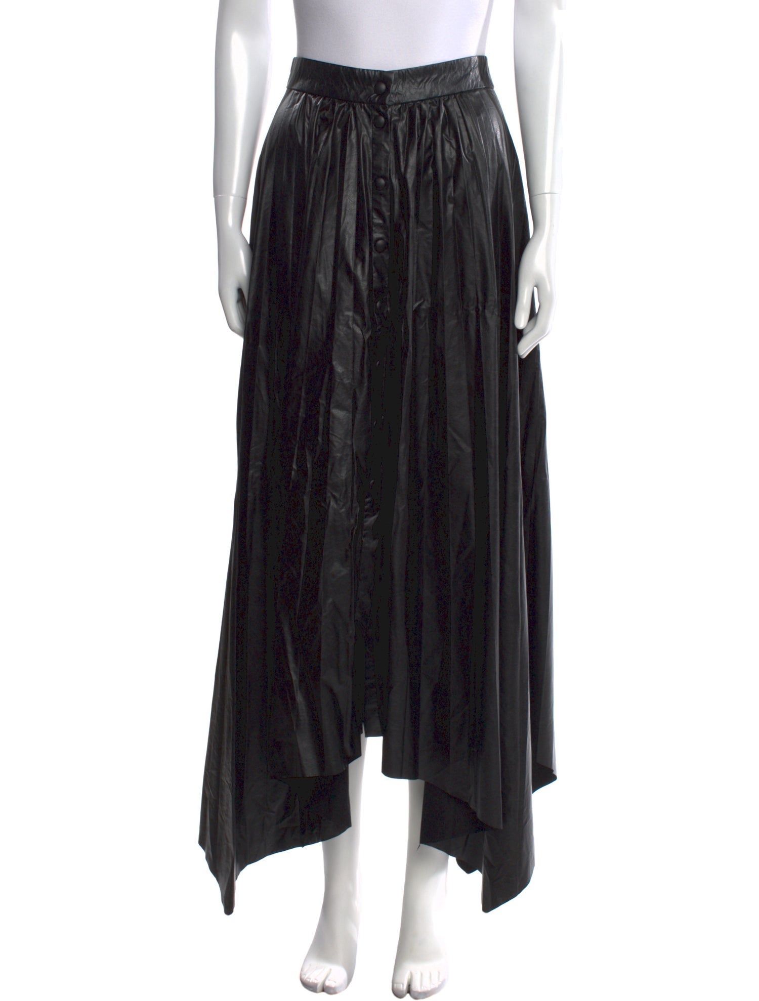 Isabel Marant Raw-Edge Trim Midi Length Skirt