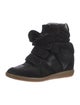 Isabel Marant Suede Wedge Sneakers