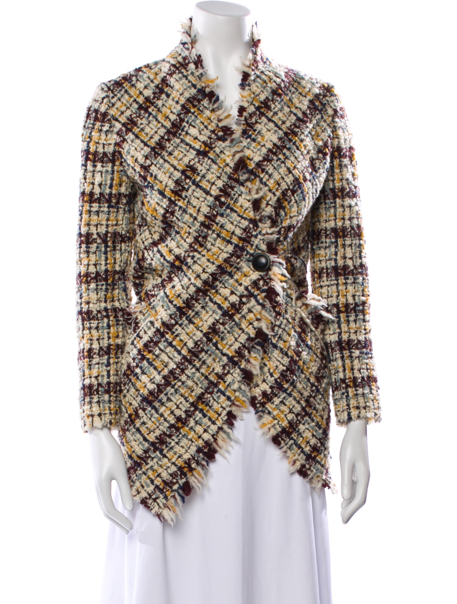 Isabel Marant Plaid Print Blazer