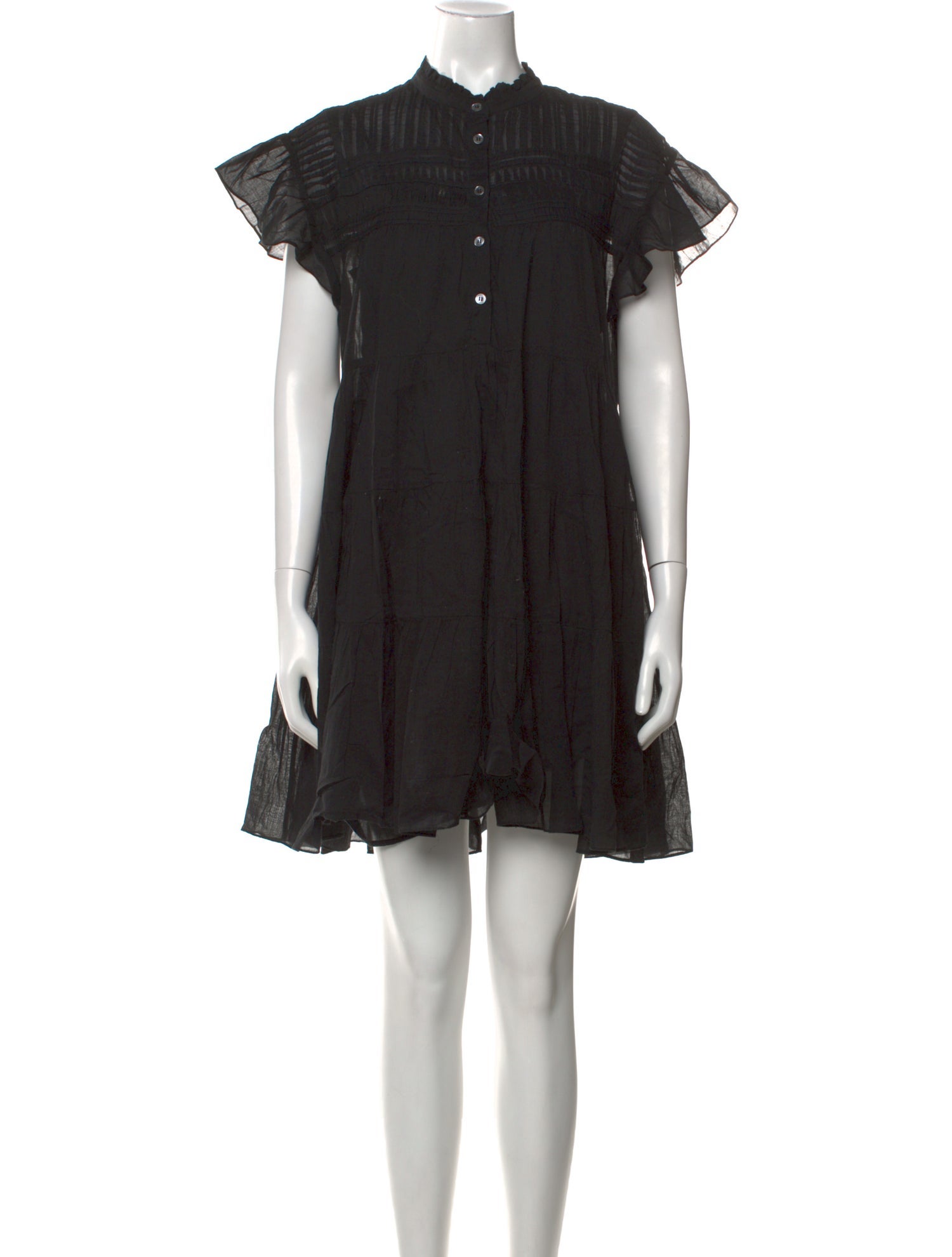 Isabel Marant Mock Neck Mini Dress