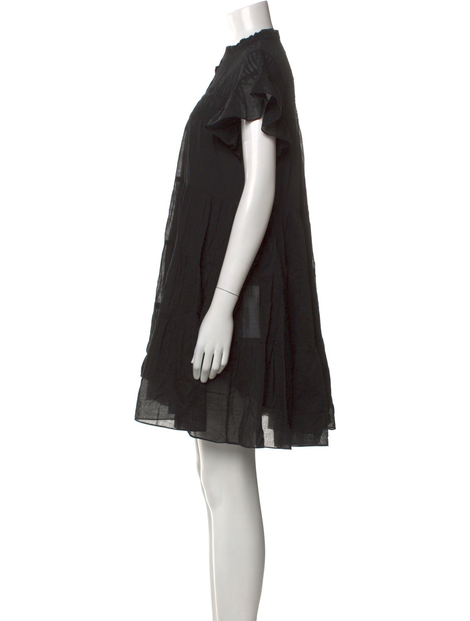 Isabel Marant Mock Neck Mini Dress