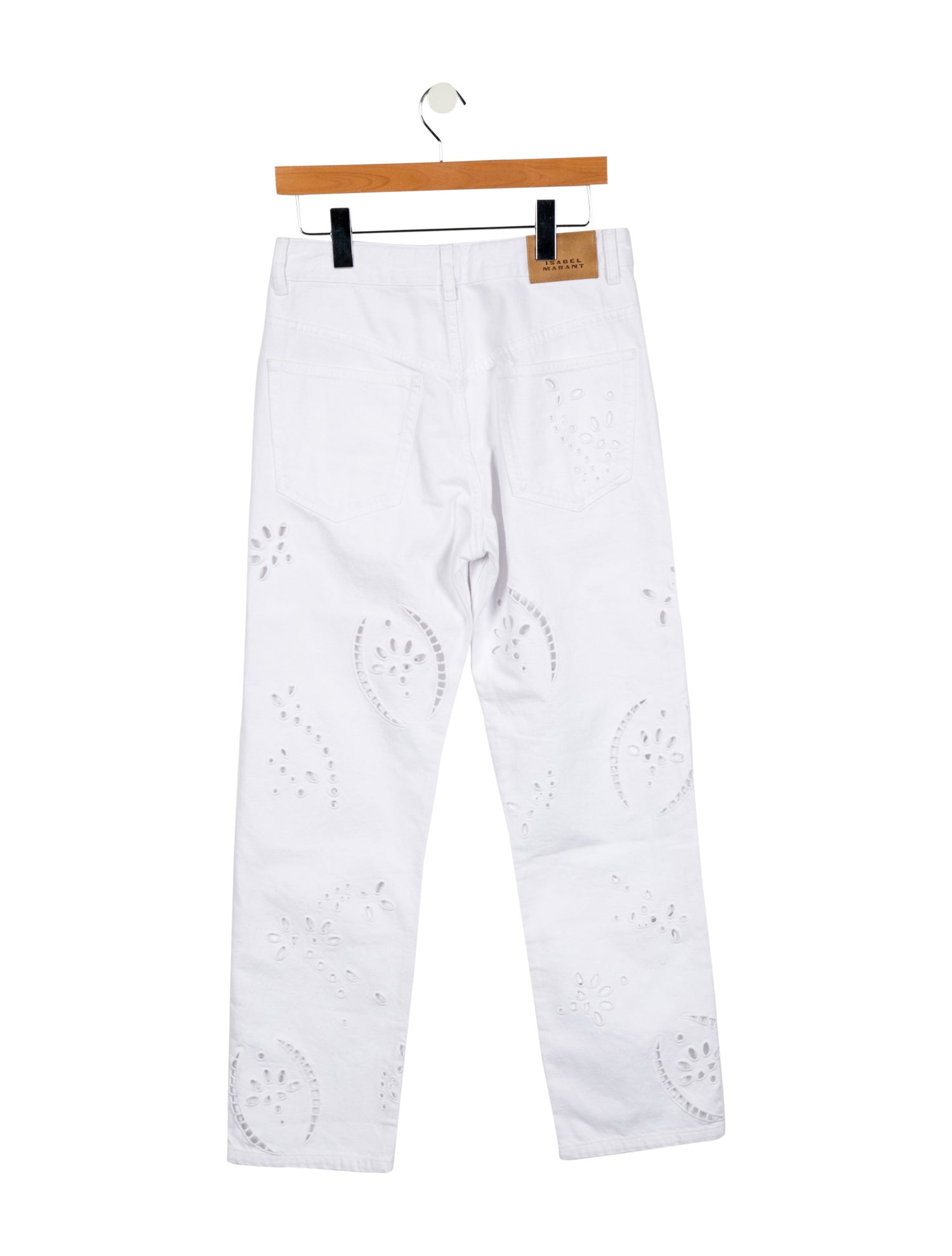 Isabel Marant High-Rise Straight Leg Jeans