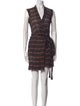 Isabel Marant Plaid Print Mini Dress