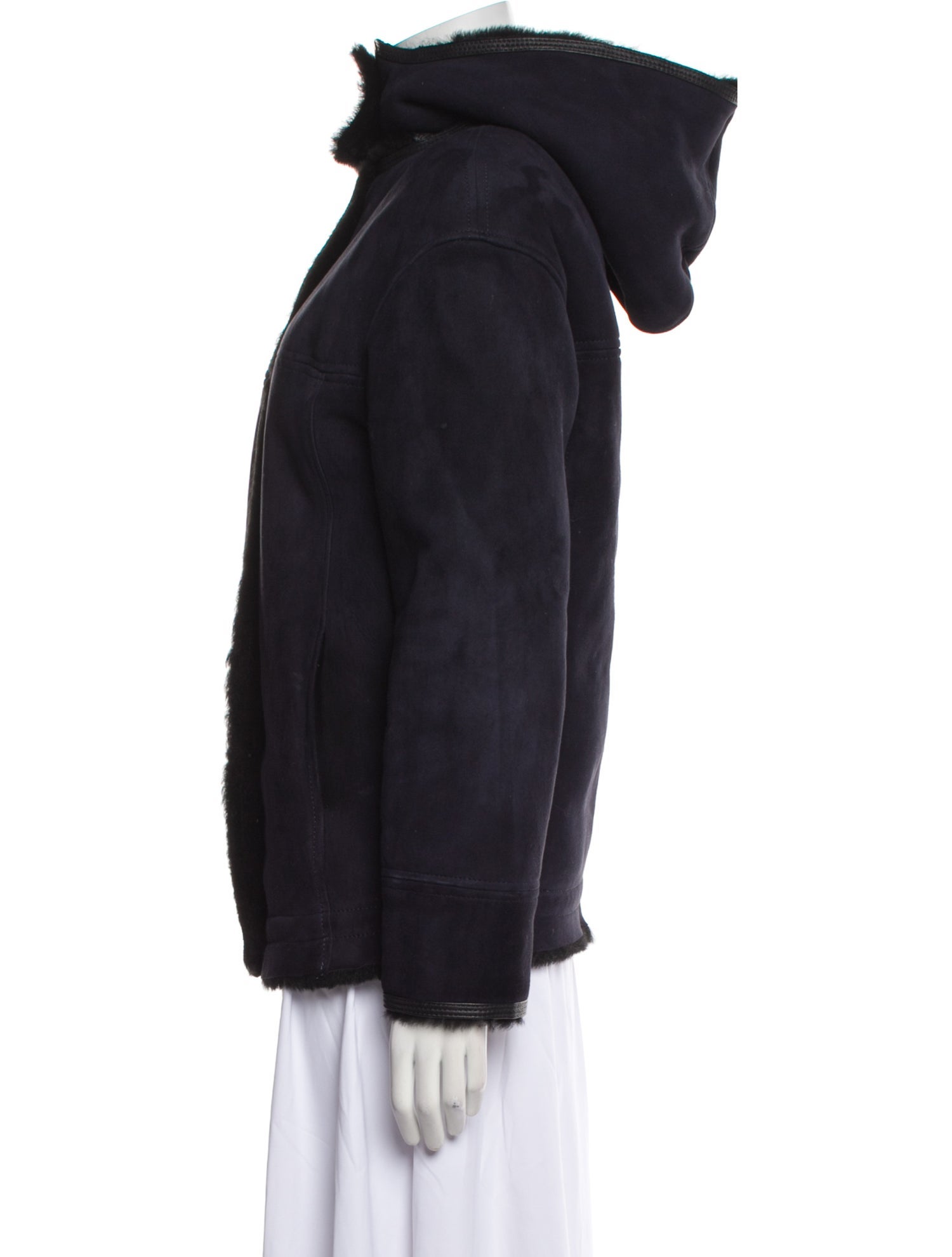 Isabel Marant Lambskin Faux Fur Jacket