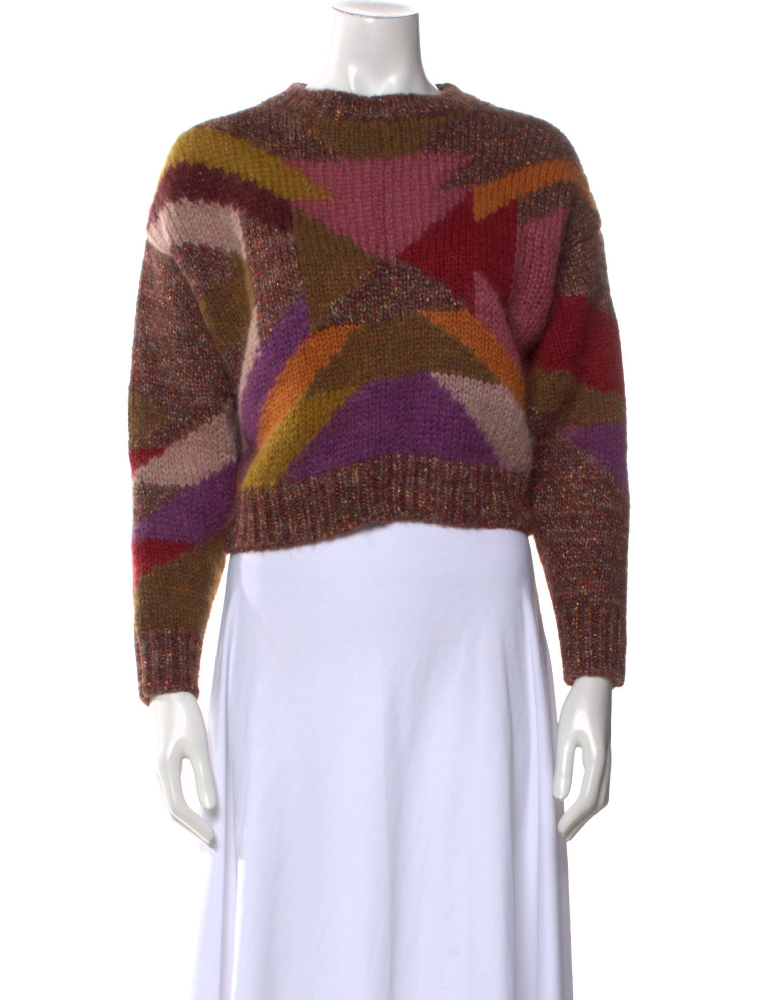 Isabel Marant Printed Crew Neck Sweater