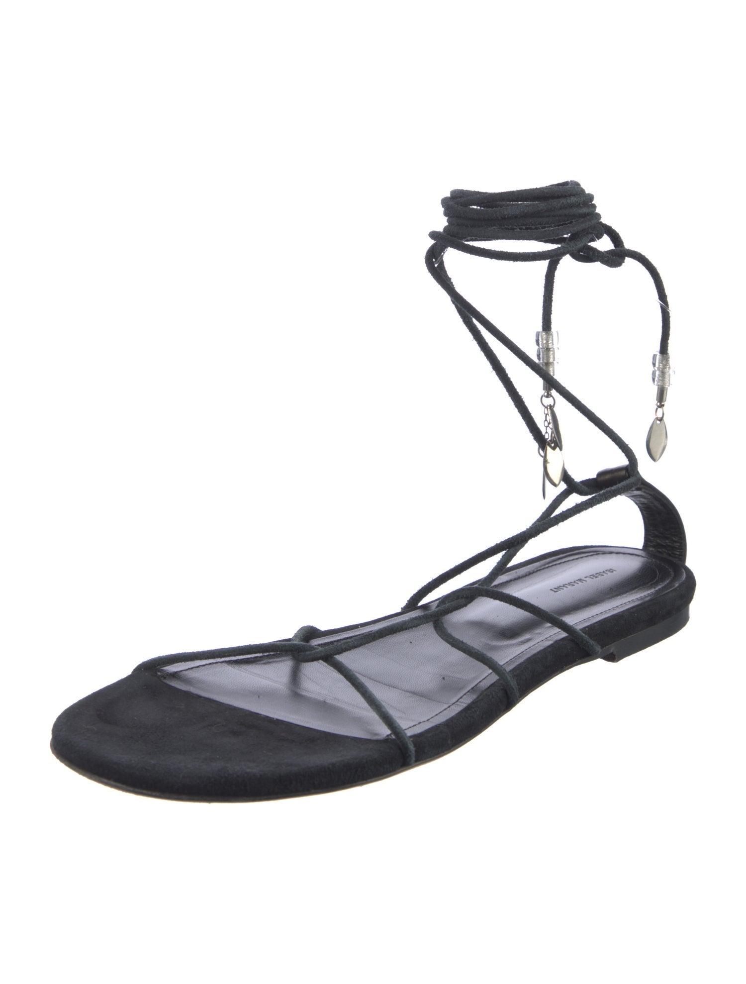 Isabel Marant Suede Beaded Accents Gladiator Sandals