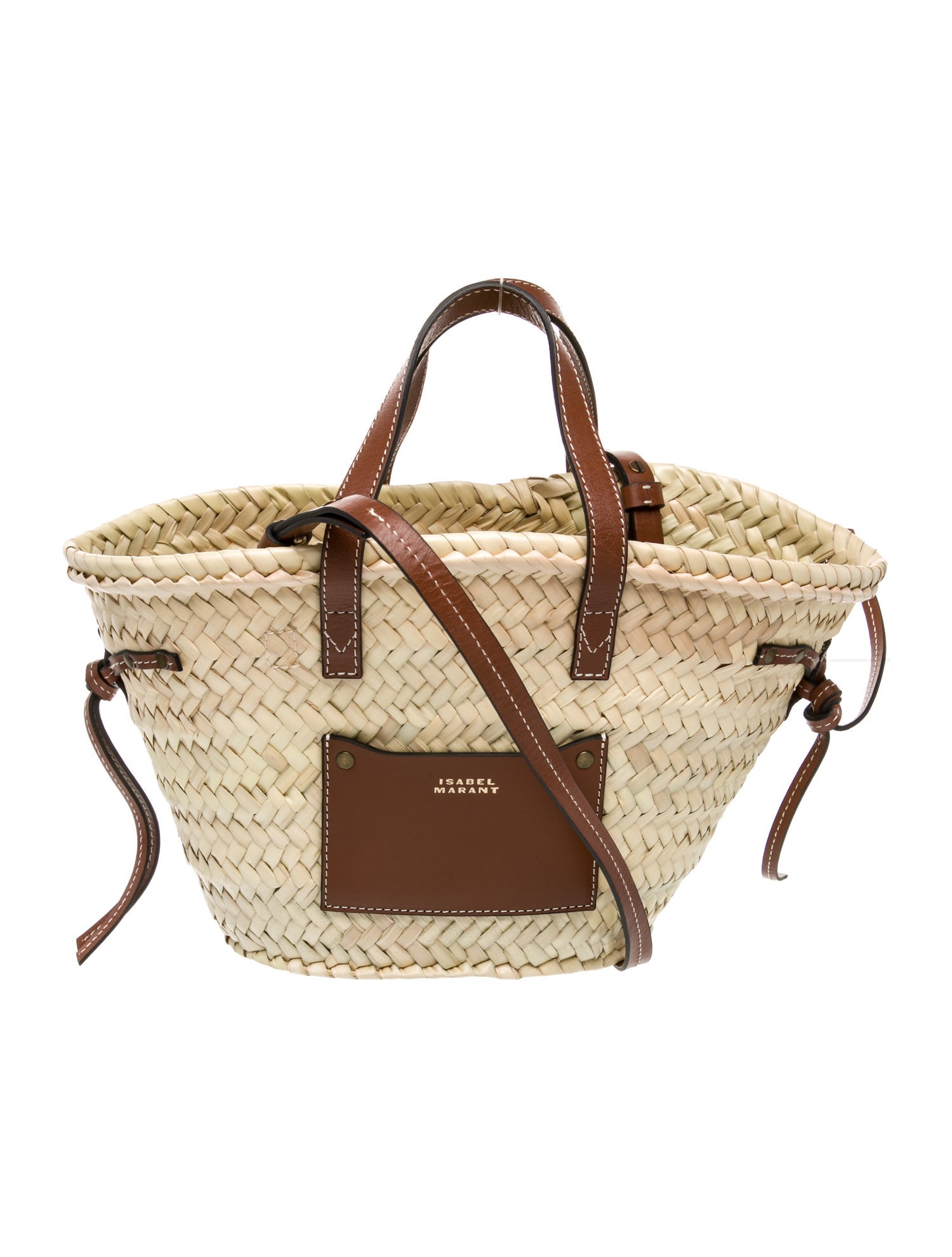 Isabel Marant Straw Top Handle Bag