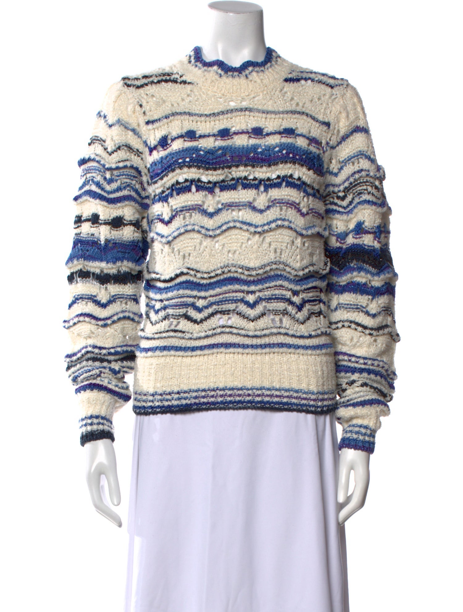 Isabel Marant Striped Crew Neck Sweater