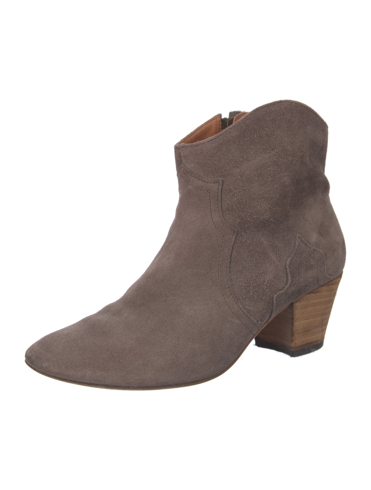 Isabel Marant Suede Western Boots