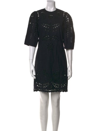 Isabel Marant Crew Neck Mini Dress