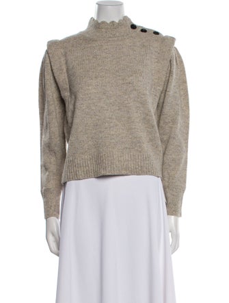 Isabel Marant Wool Mock Neck Sweater