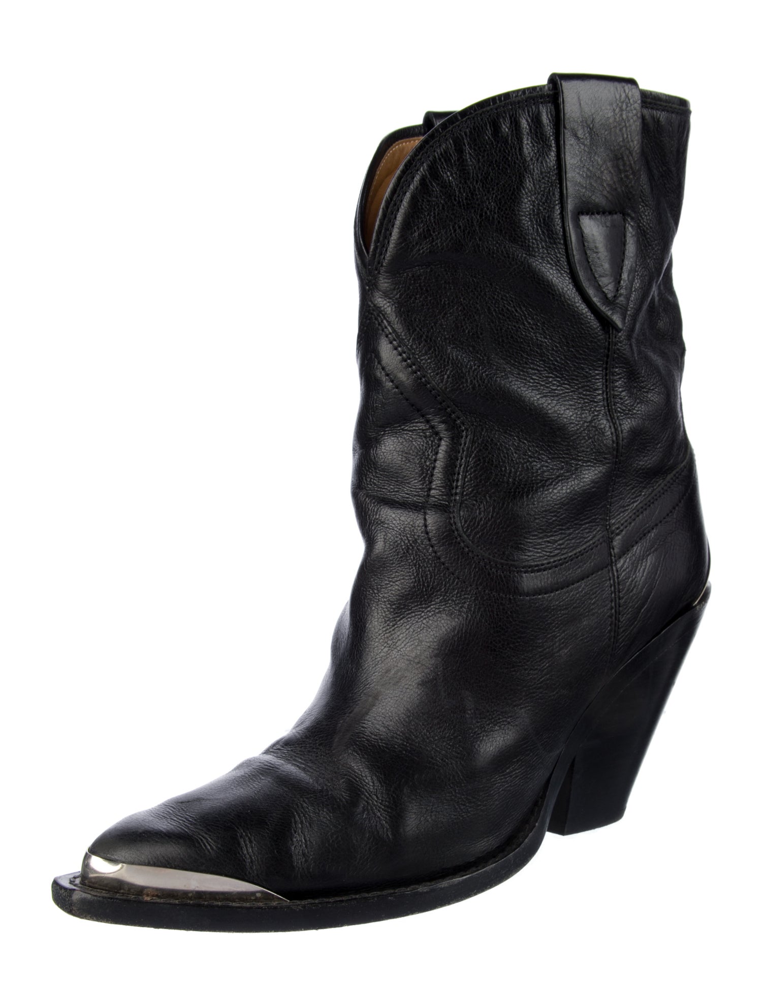 Isabel Marant Leather Western Boots