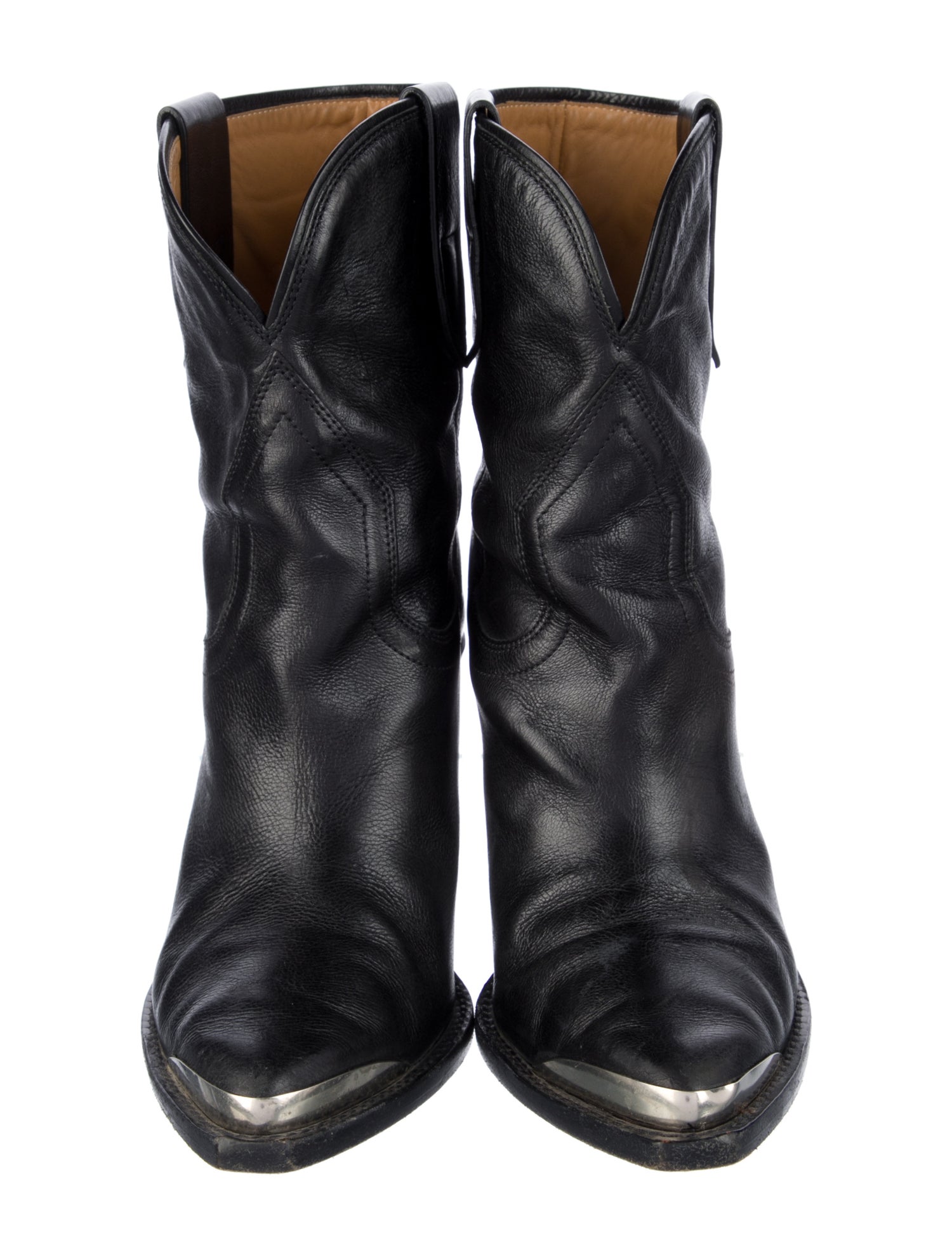 Isabel Marant Leather Western Boots