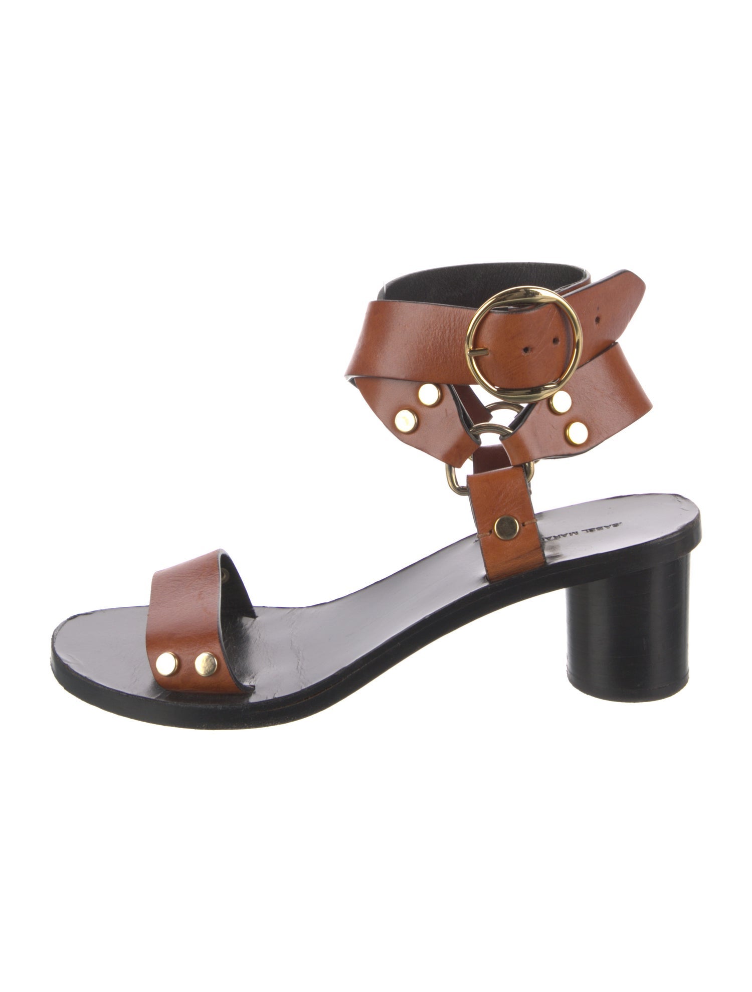 Isabel Marant Leather Studded Accents Sandals
