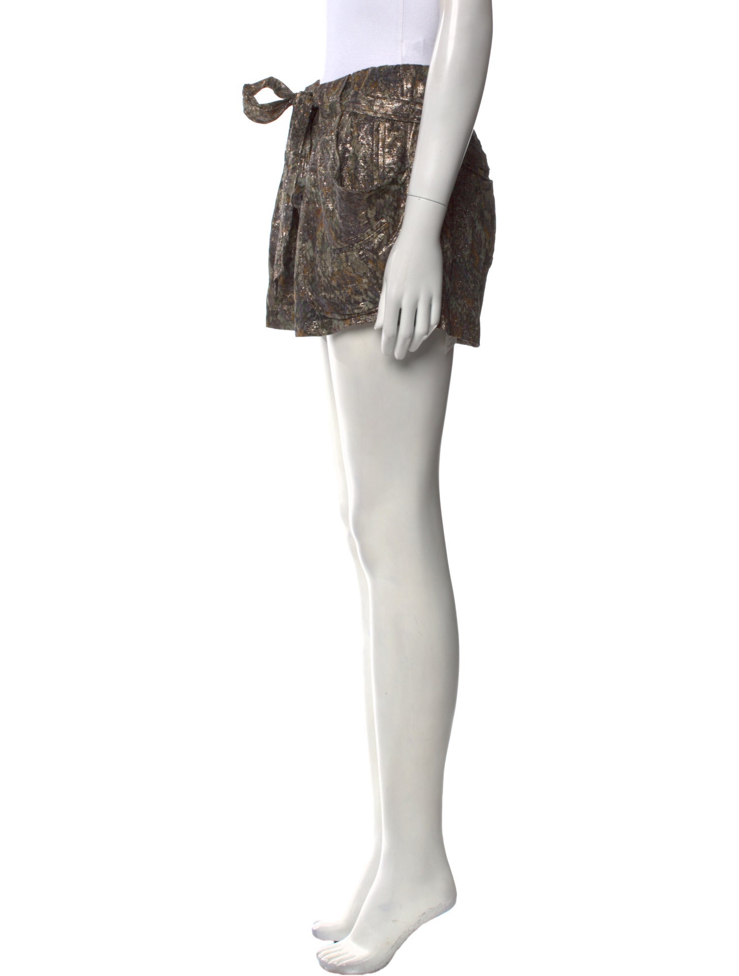 Isabel Marant Silk Mini Shorts