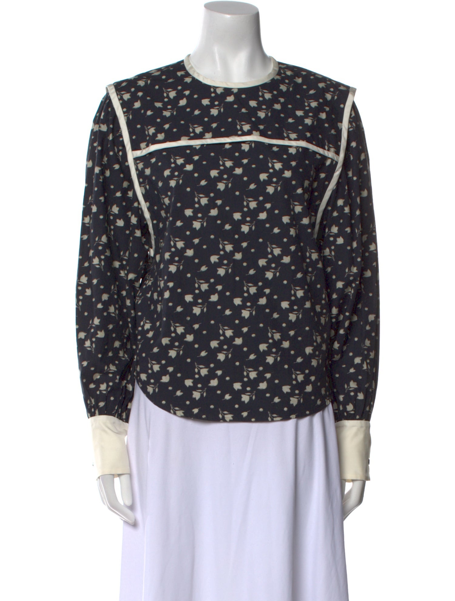 Isabel Marant Printed Crew Neck Blouse