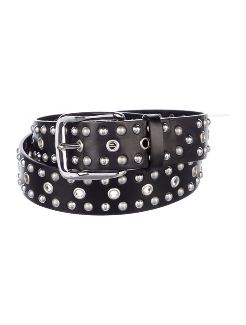 Isabel Marant Leather Studded Accents Belt