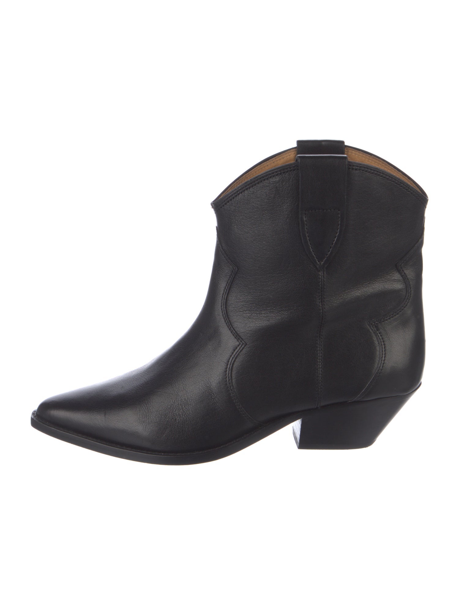 Isabel Marant Leather Western Boots