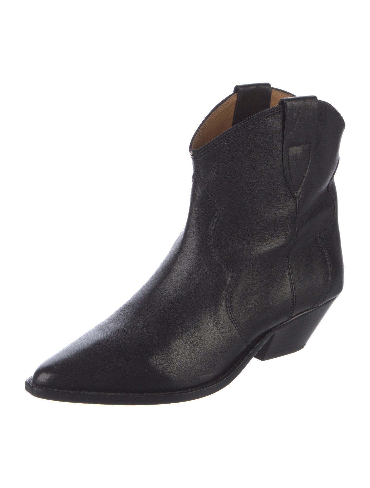 Isabel Marant Leather Western Boots