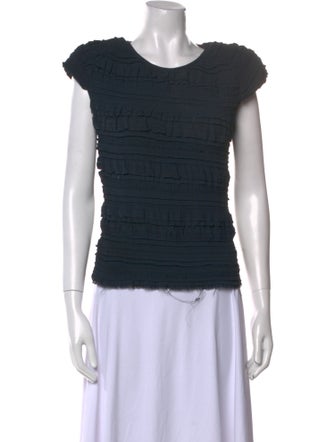 Isabel Marant Bateau Neckline Short Sleeve Top