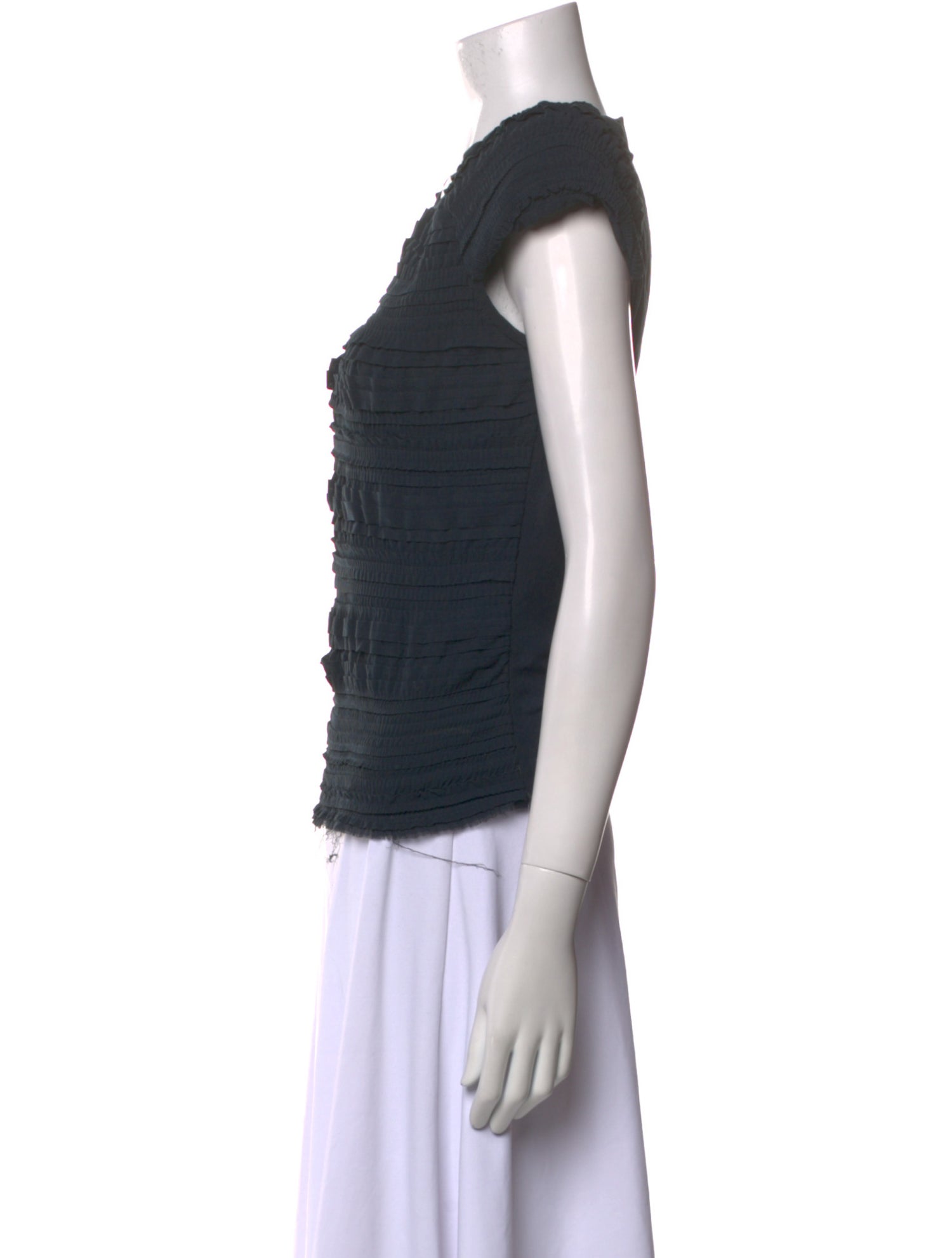 Isabel Marant Bateau Neckline Short Sleeve Top