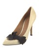 Isabel Marant Leather Bow Accents Pumps