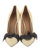 Isabel Marant Leather Bow Accents Pumps