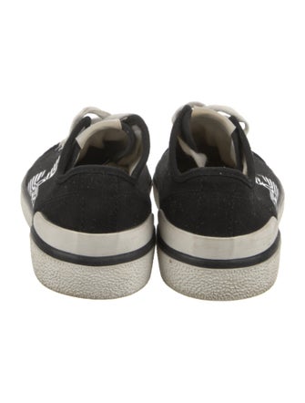 Isabel Marant Canvas Colorblock Pattern Sneakers