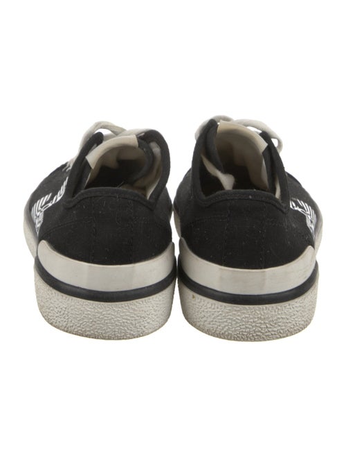 Isabel Marant Canvas Colorblock Pattern Sneakers