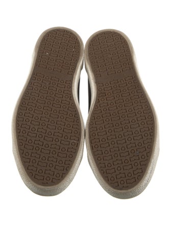 Isabel Marant Canvas Colorblock Pattern Sneakers