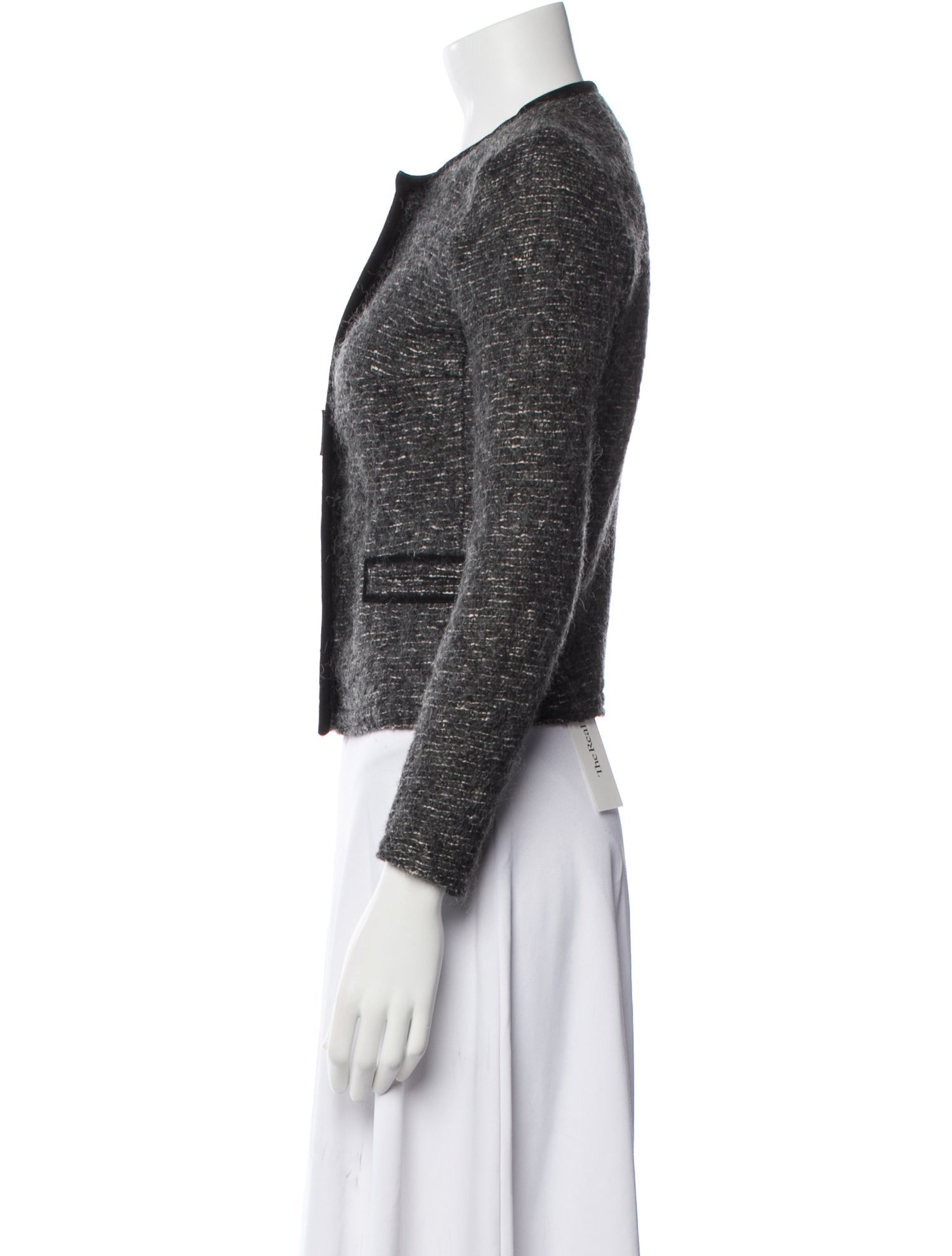Isabel Marant Virgin Wool Tweed Pattern Evening Jacket