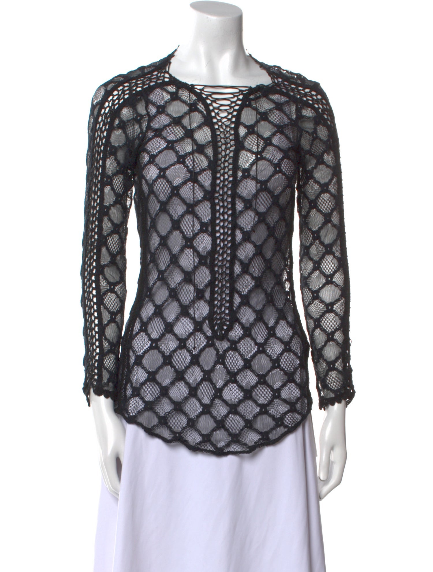 Isabel Marant Printed Square Neckline Top