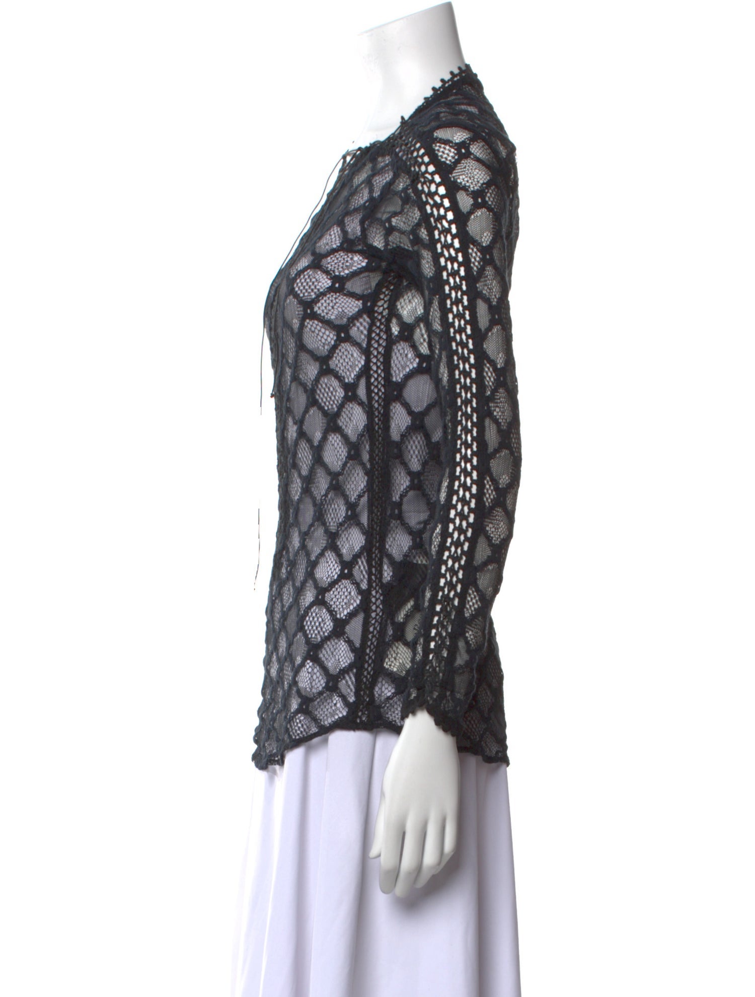 Isabel Marant Printed Square Neckline Top