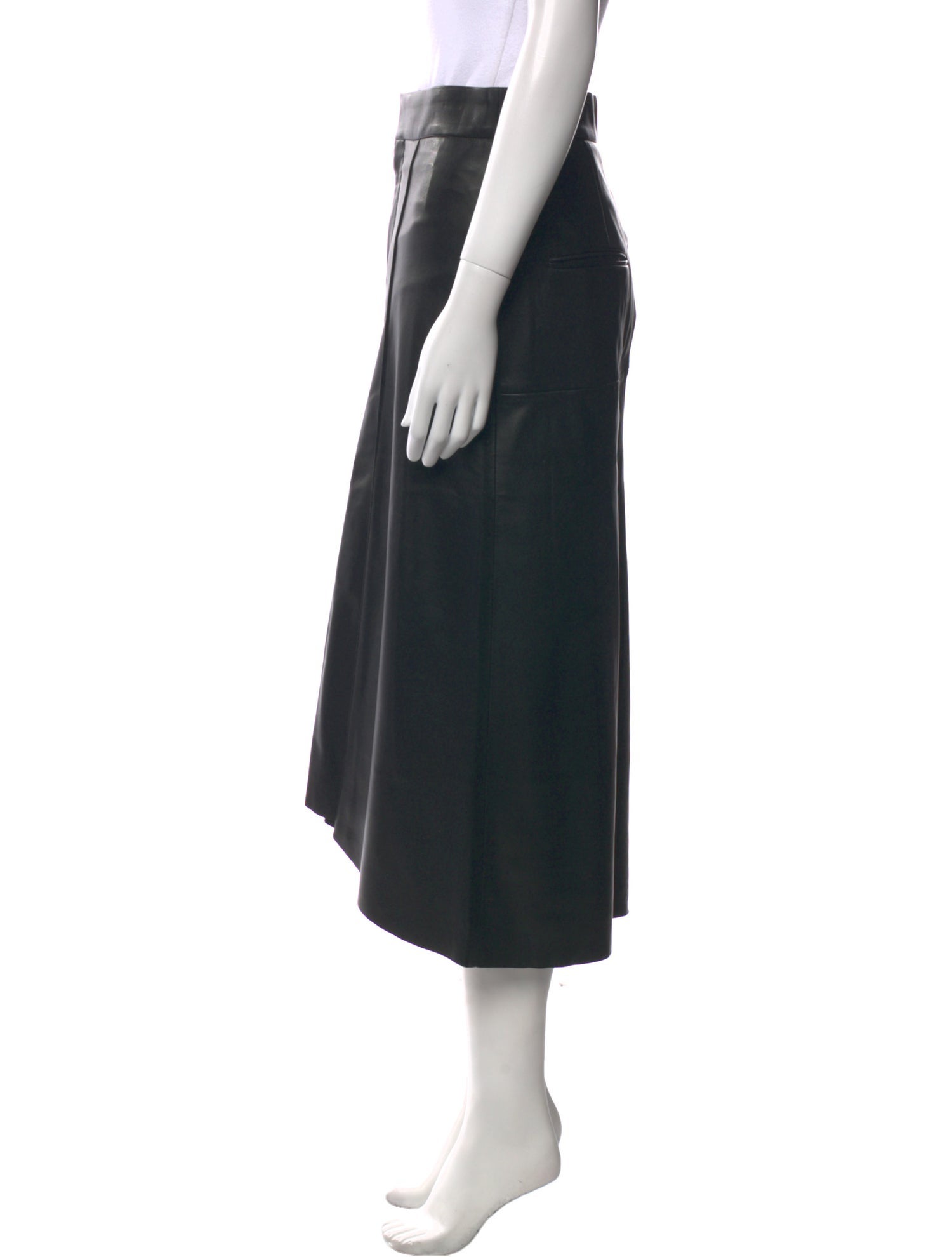 Isabel Marant Leather Midi Length Skirt