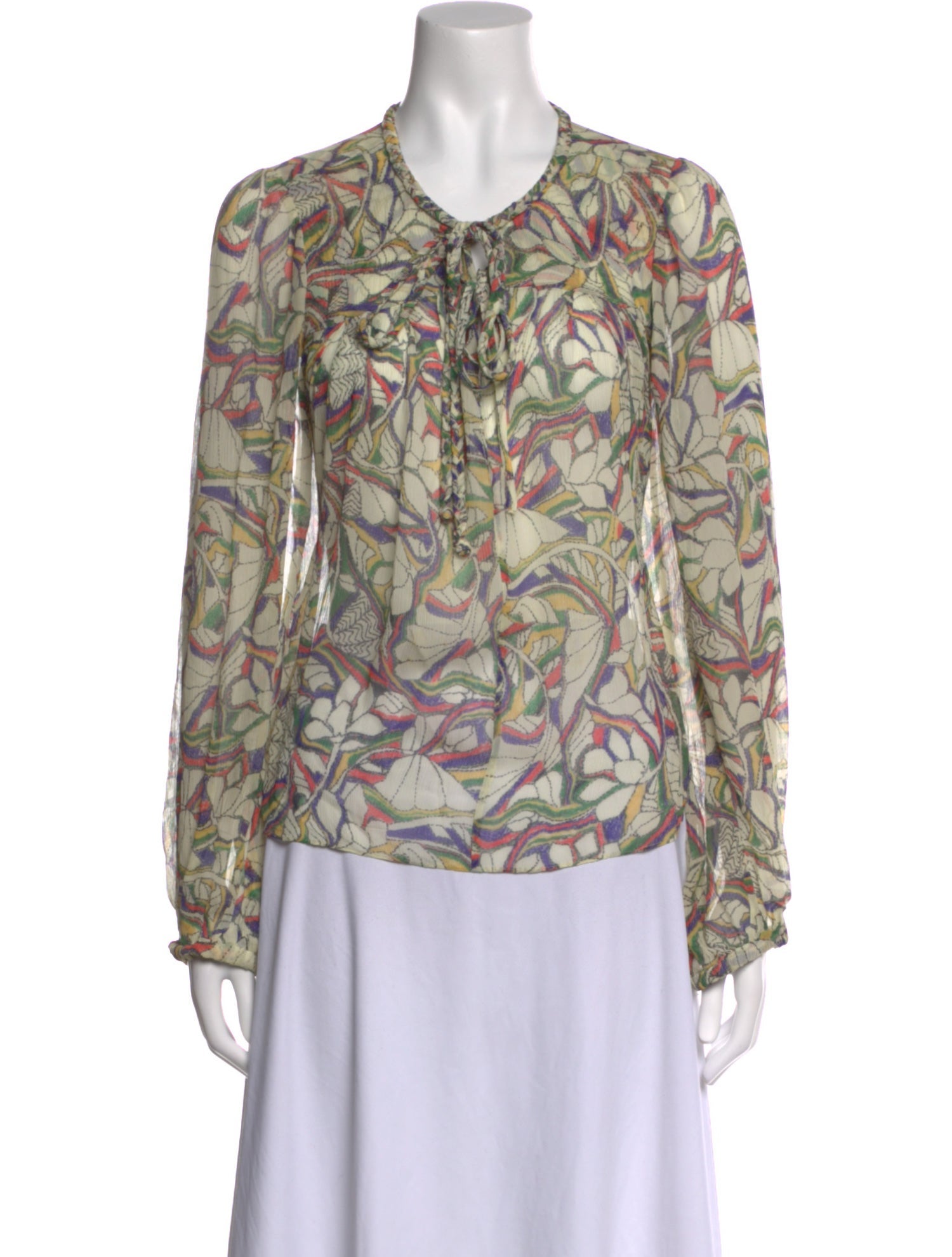 Isabel Marant Silk Printed Blouse