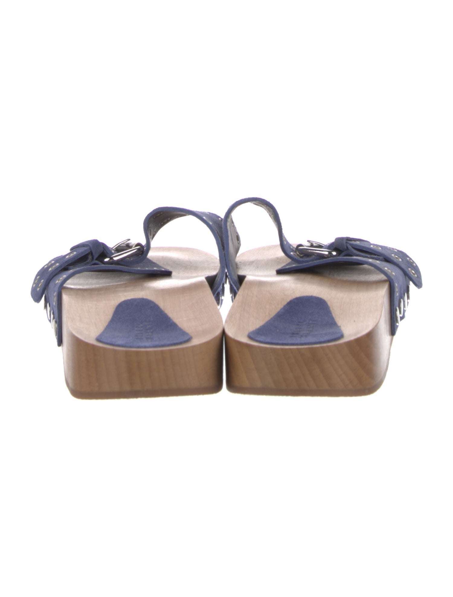 Isabel Marant Suede Eyelet Trim Slides