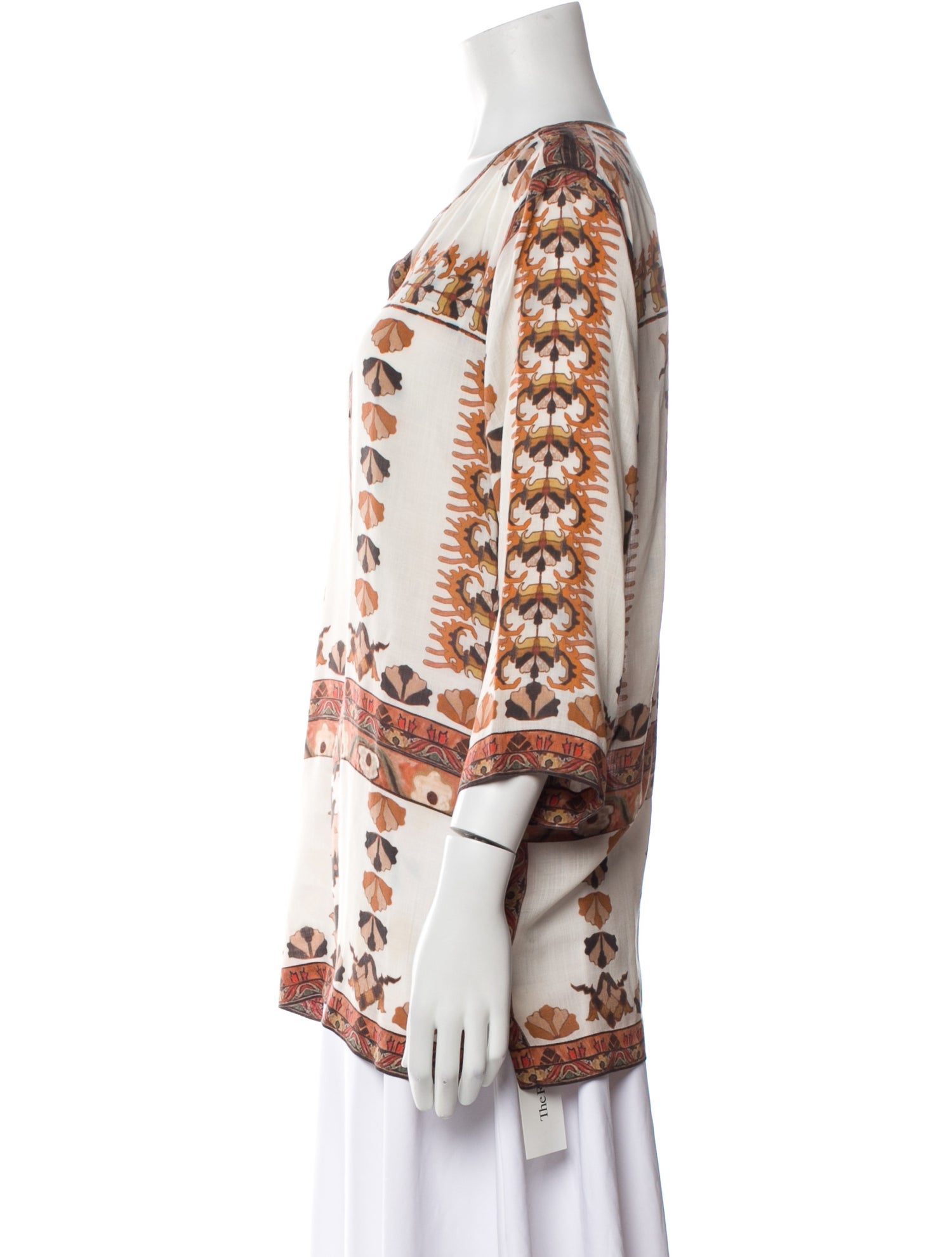 Isabel Marant Printed V-Neck Tunic