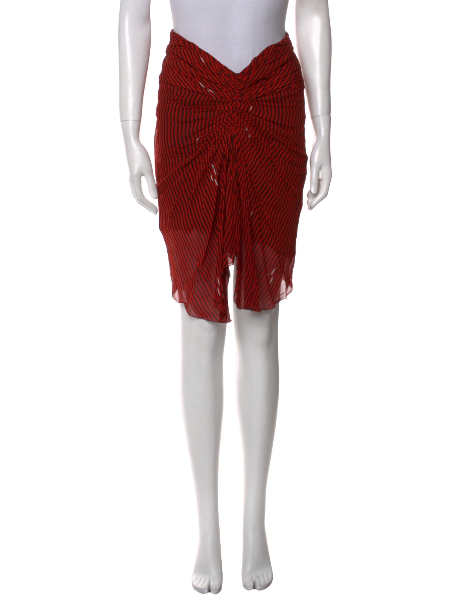 Isabel Marant Silk Knee-Length Skirt
