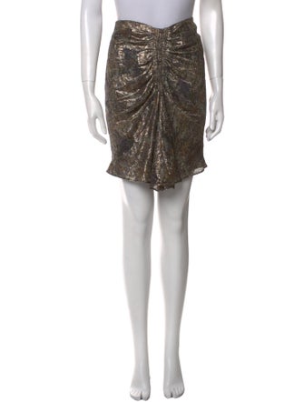 Isabel Marant Silk Knee-Length Skirt